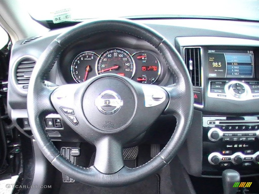 2010 Maxima 3.5 SV - Super Black / Charcoal photo #13