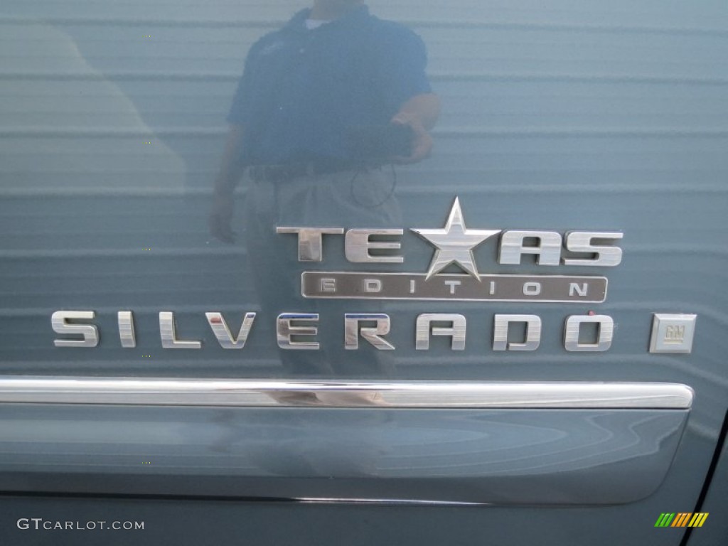 2009 Silverado 1500 LT Texas Edition Extended Cab - Blue Granite Metallic / Ebony photo #14