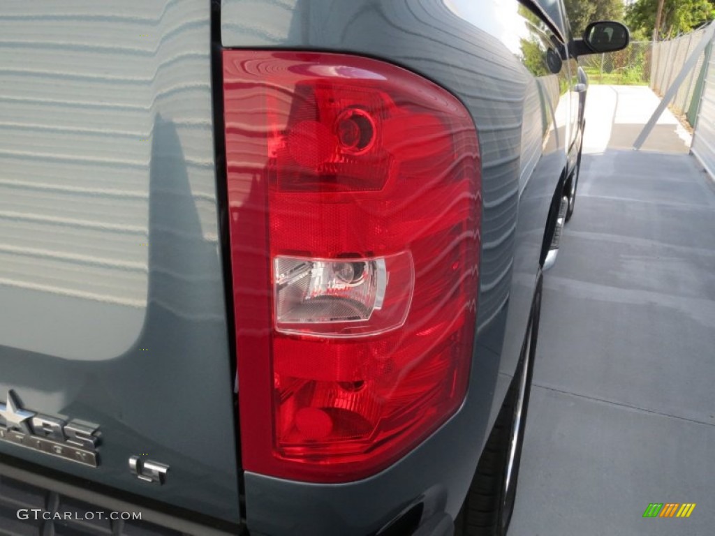 2009 Silverado 1500 LT Texas Edition Extended Cab - Blue Granite Metallic / Ebony photo #15