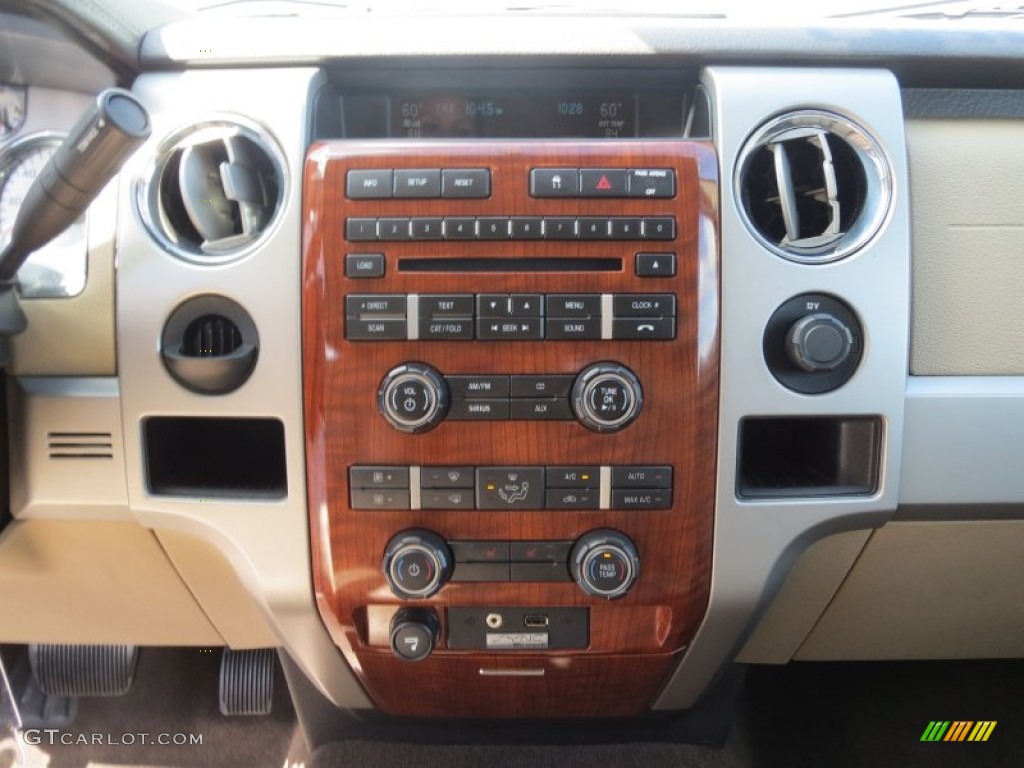 2010 F150 Lariat SuperCrew - Royal Red Metallic / Tan photo #36