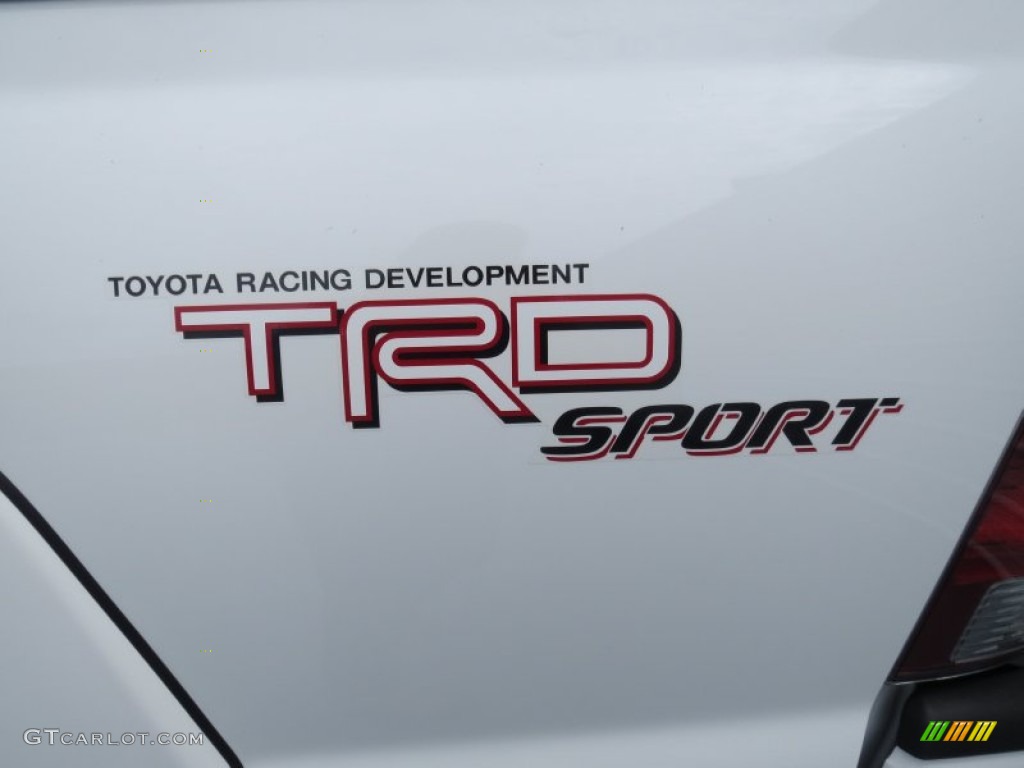 2012 Tacoma V6 TRD Sport Prerunner Double Cab - Super White / Graphite photo #13