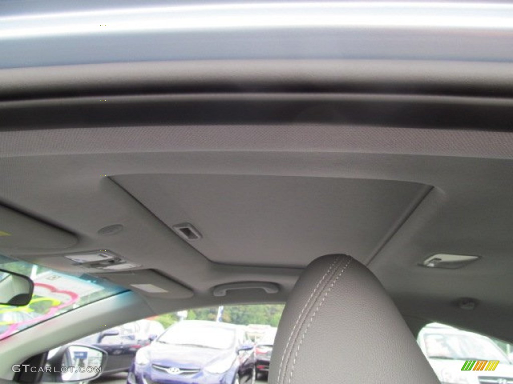 2013 Elantra Coupe SE - Blue Sky Metallic / Gray photo #6