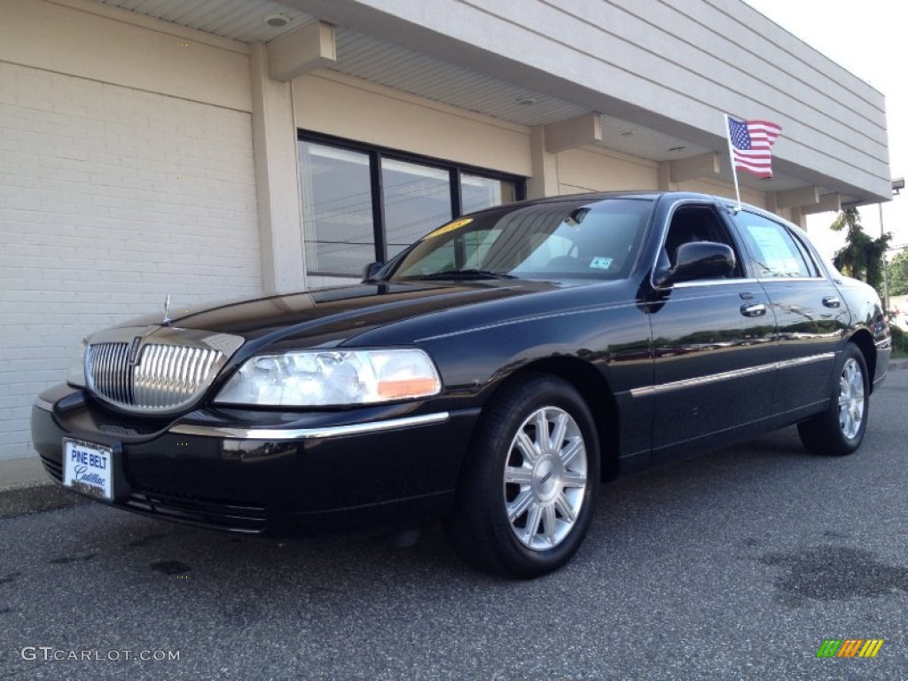 Black Lincoln Town Car