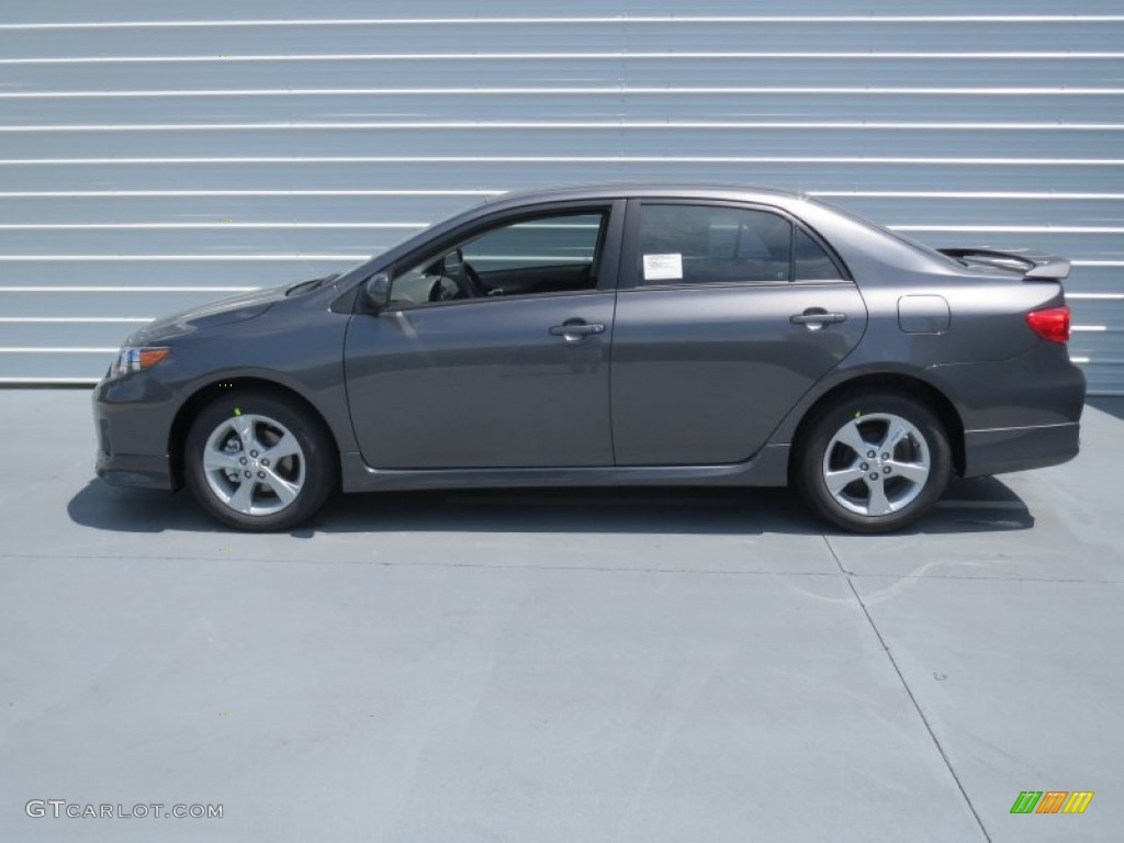 2012 Corolla S - Magnetic Gray Metallic / Dark Charcoal photo #5