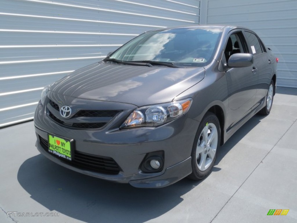 2012 Corolla S - Magnetic Gray Metallic / Dark Charcoal photo #6
