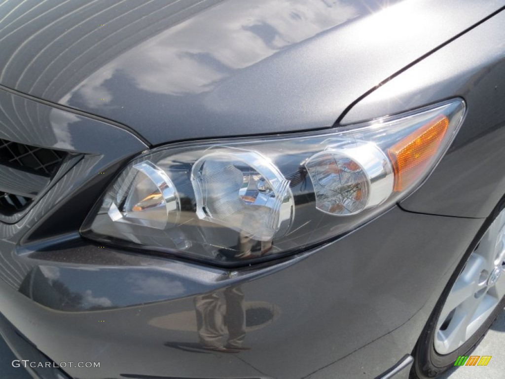 2012 Corolla S - Magnetic Gray Metallic / Dark Charcoal photo #8