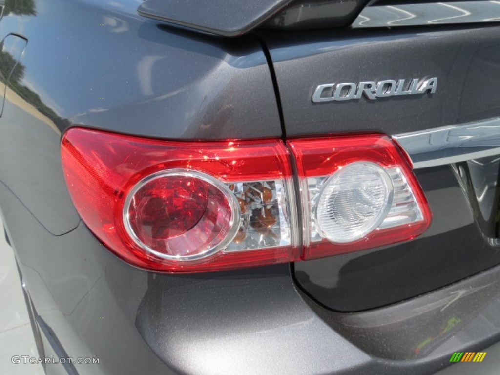 2012 Corolla S - Magnetic Gray Metallic / Dark Charcoal photo #10
