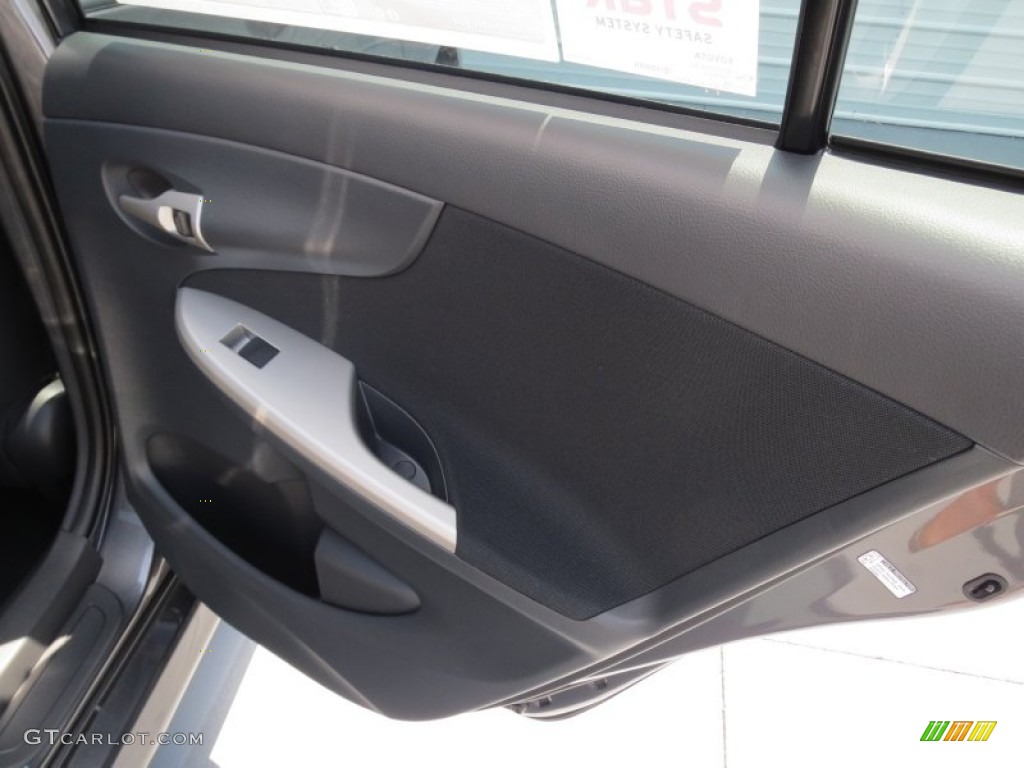 2012 Corolla S - Magnetic Gray Metallic / Dark Charcoal photo #17