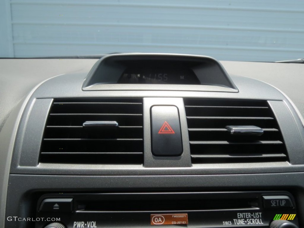 2012 Corolla S - Magnetic Gray Metallic / Dark Charcoal photo #25