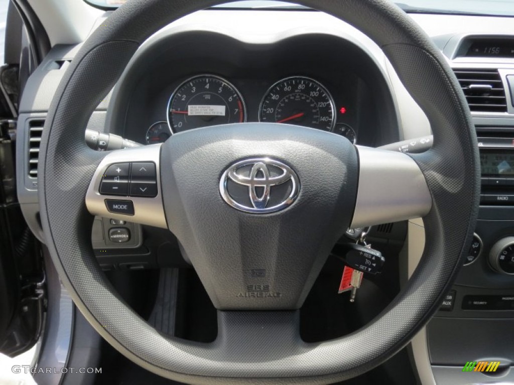2012 Corolla S - Magnetic Gray Metallic / Dark Charcoal photo #29