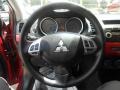 2008 Mitsubishi Lancer Beige Interior Steering Wheel Photo