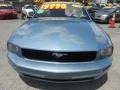 2005 Windveil Blue Metallic Ford Mustang V6 Premium Convertible  photo #10