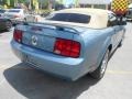 2005 Windveil Blue Metallic Ford Mustang V6 Premium Convertible  photo #13