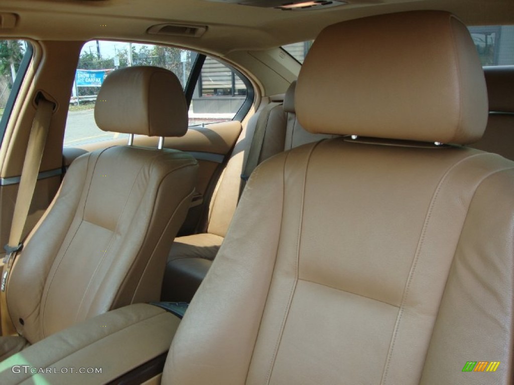 2004 7 Series 745i Sedan - Alpine White / Dark Beige/Beige III photo #11
