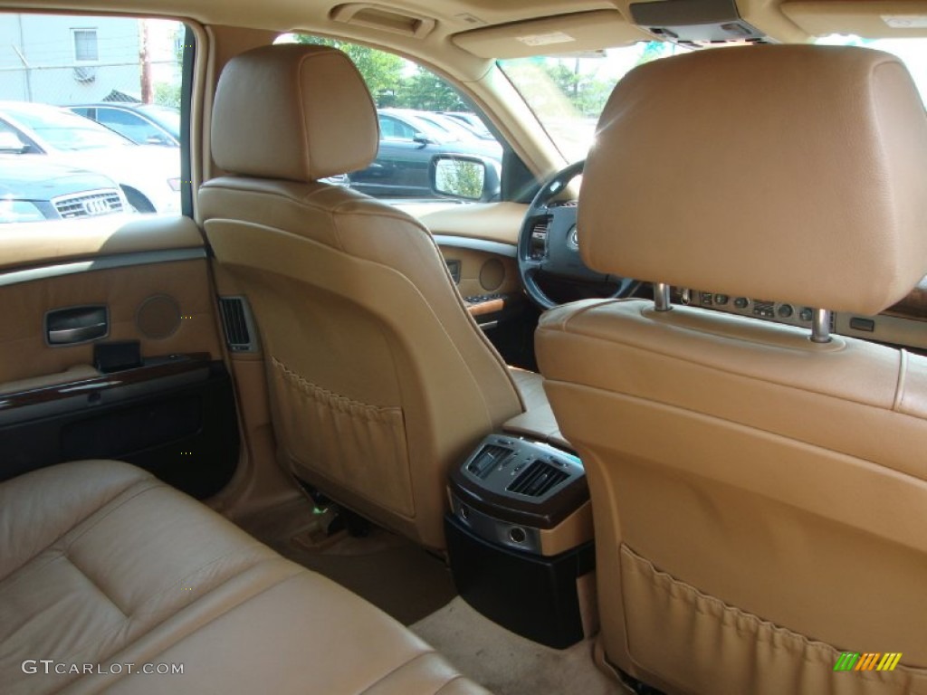 2004 7 Series 745i Sedan - Alpine White / Dark Beige/Beige III photo #16