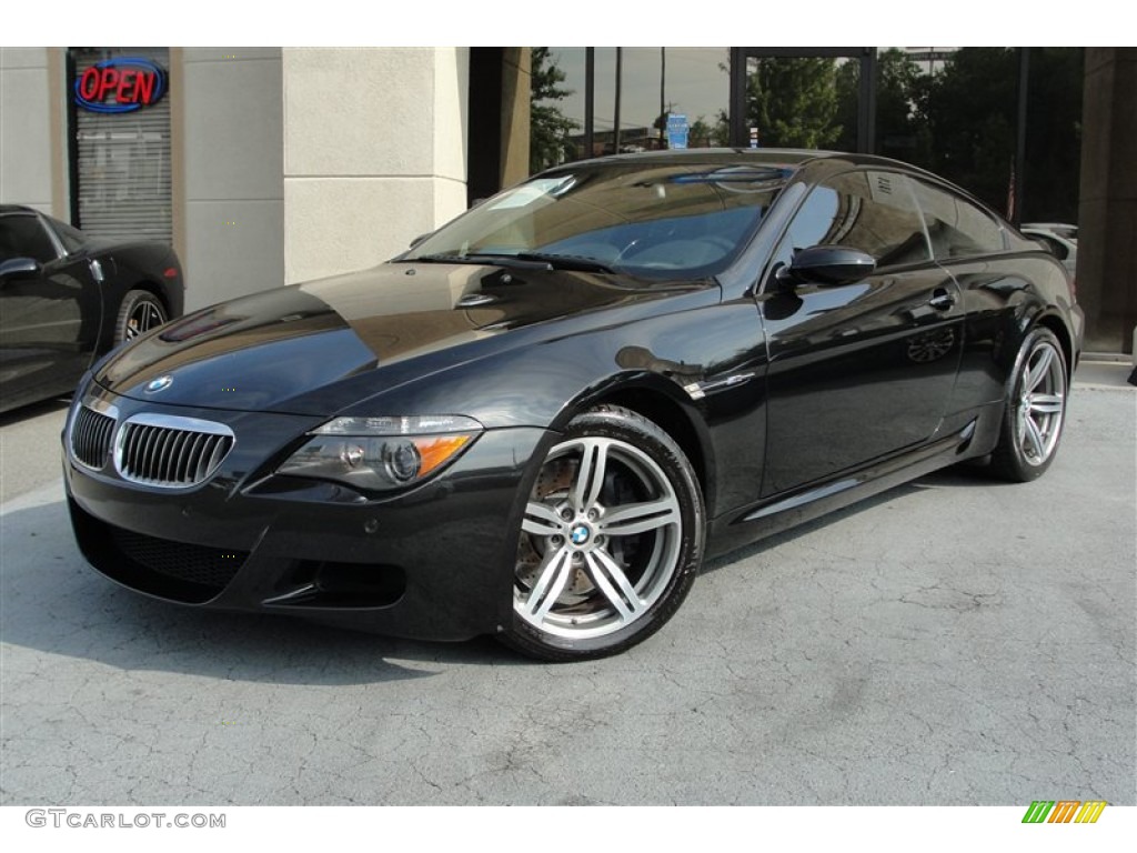 Black Sapphire Metallic 2007 BMW M6 Coupe Exterior Photo #69209786