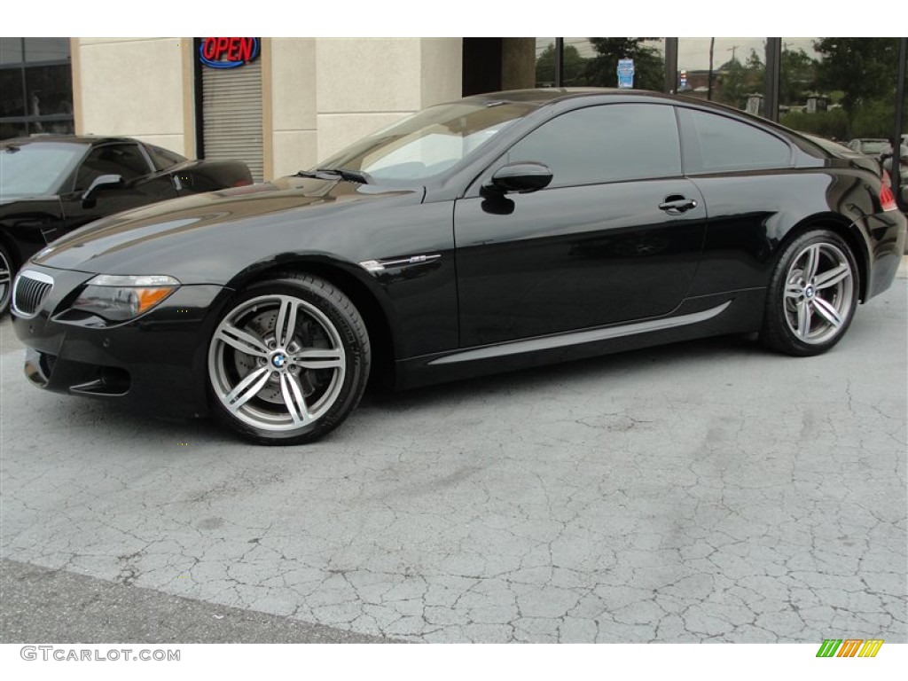 Black Sapphire Metallic 2007 BMW M6 Coupe Exterior Photo #69209789