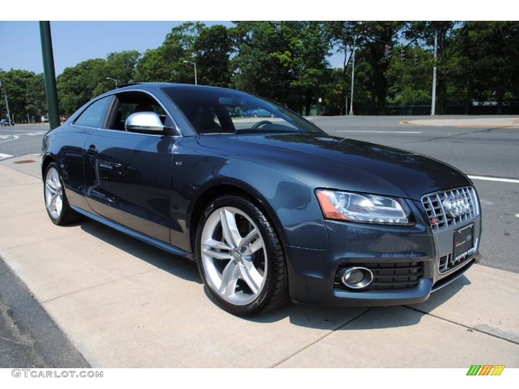 Meteor Grey Pearl Effect 2009 Audi S5 4.2 quattro Exterior Photo #69210932