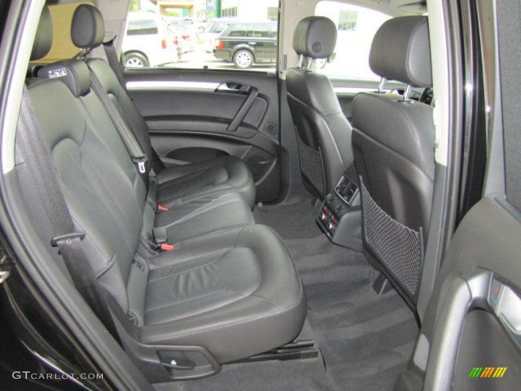 Black Interior 2008 Audi Q7 4.2 Premium quattro Photo #69211124