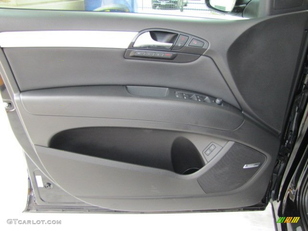 2008 Audi Q7 4.2 Premium quattro Black Door Panel Photo #69211217