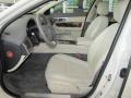 Ivory/Oyster 2009 Jaguar XF Luxury Interior Color