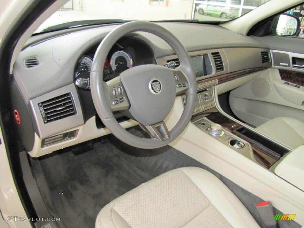Ivory/Oyster Interior 2009 Jaguar XF Luxury Photo #69212669