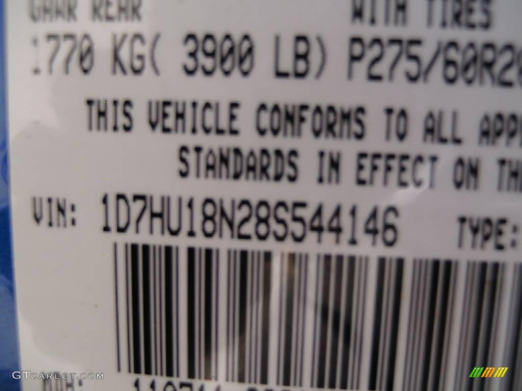 2008 Ram 1500 Big Horn Edition Quad Cab 4x4 - Electric Blue Pearl / Medium Slate Gray photo #13