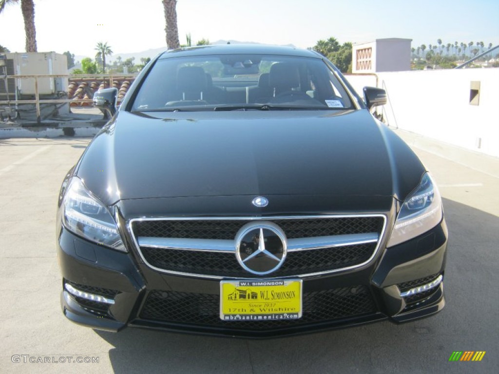 2013 CLS 550 Coupe - Obsidian Black Metallic / Black photo #2