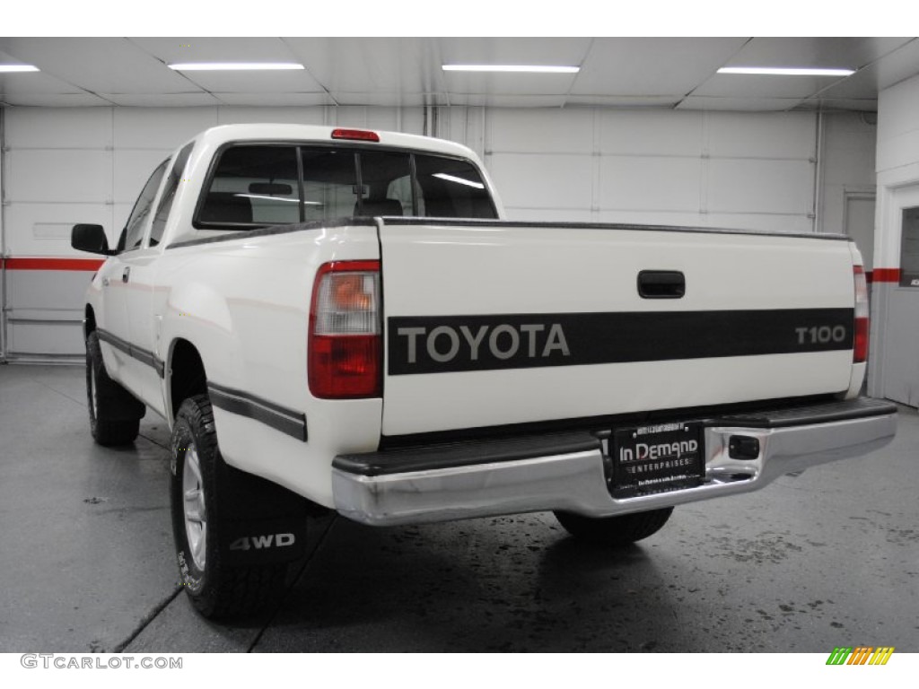 1998 T100 Truck DX Extended Cab 4x4 - Warm White / Gray photo #11