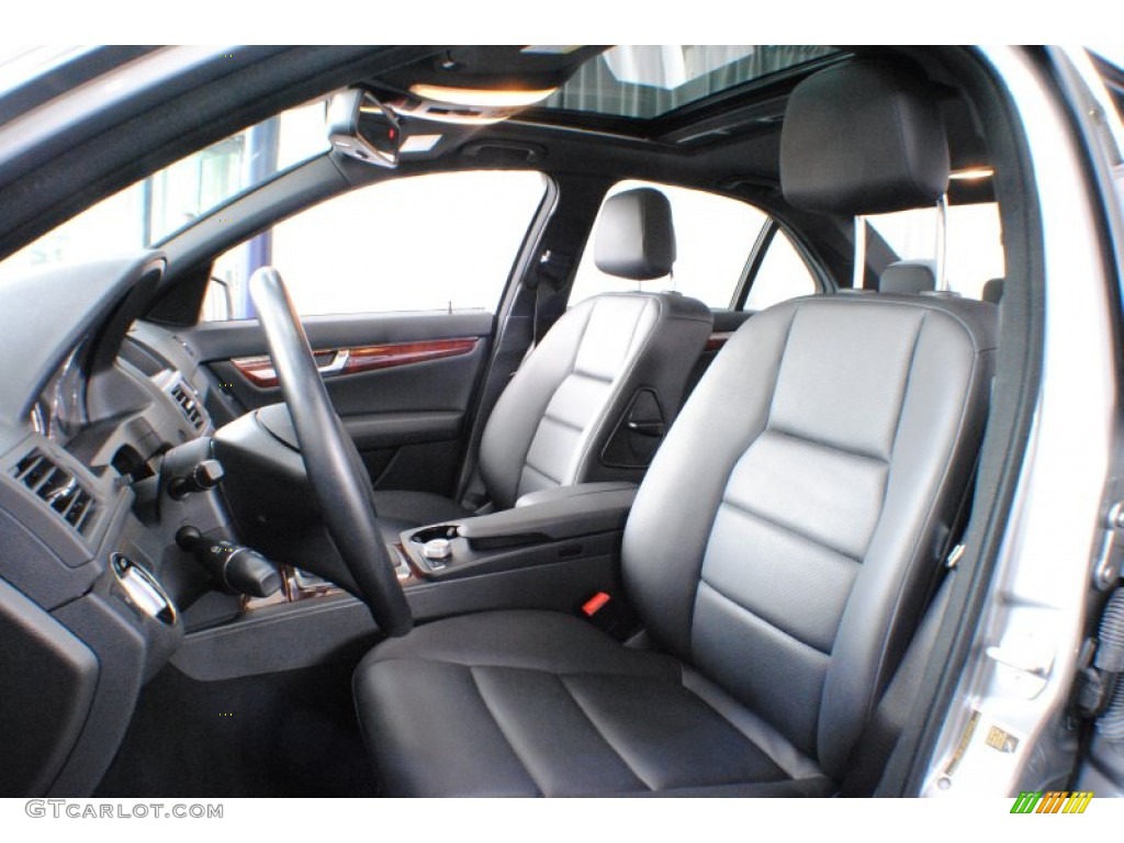 Black Interior 2011 Mercedes-Benz C 300 Sport 4Matic Photo #69217181