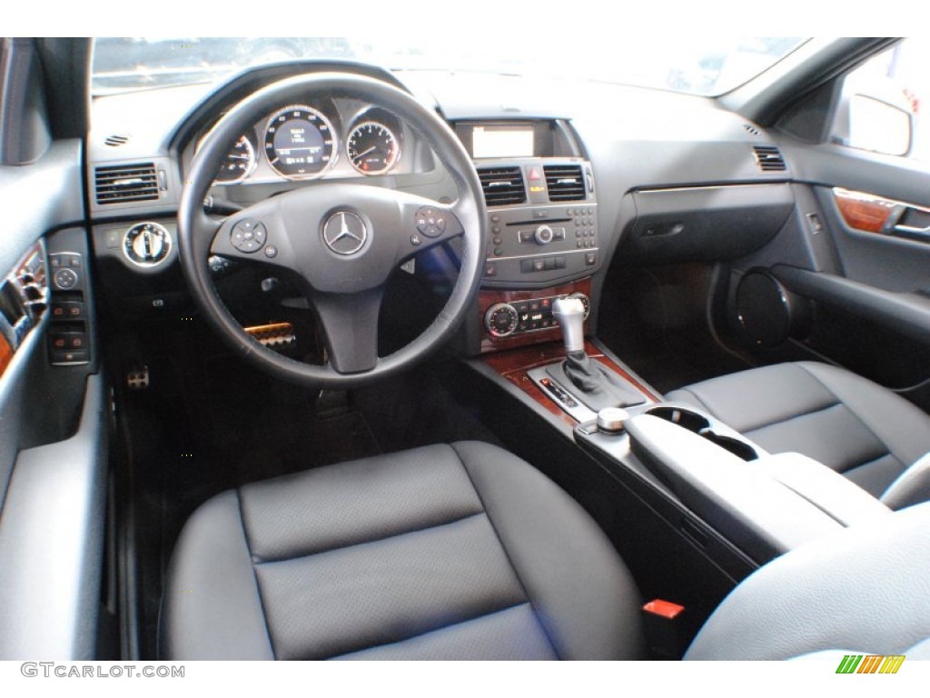 Black Interior 2011 Mercedes-Benz C 300 Sport 4Matic Photo #69217209