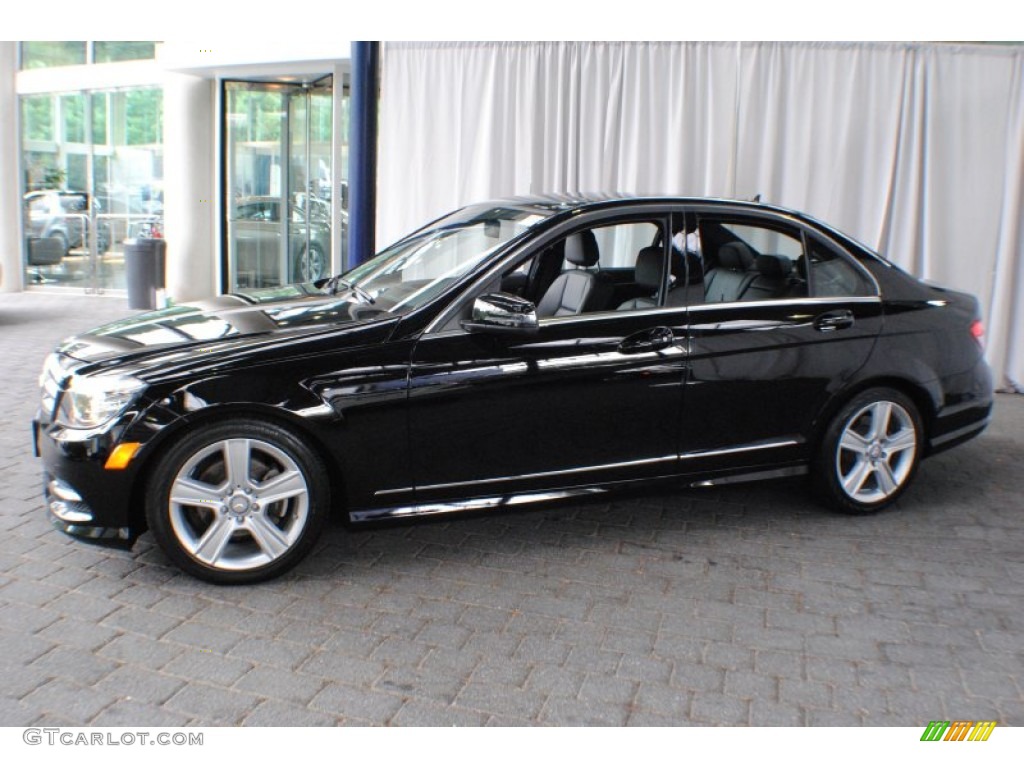 Black 2011 Mercedes-Benz C 300 Sport 4Matic Exterior Photo #69217260