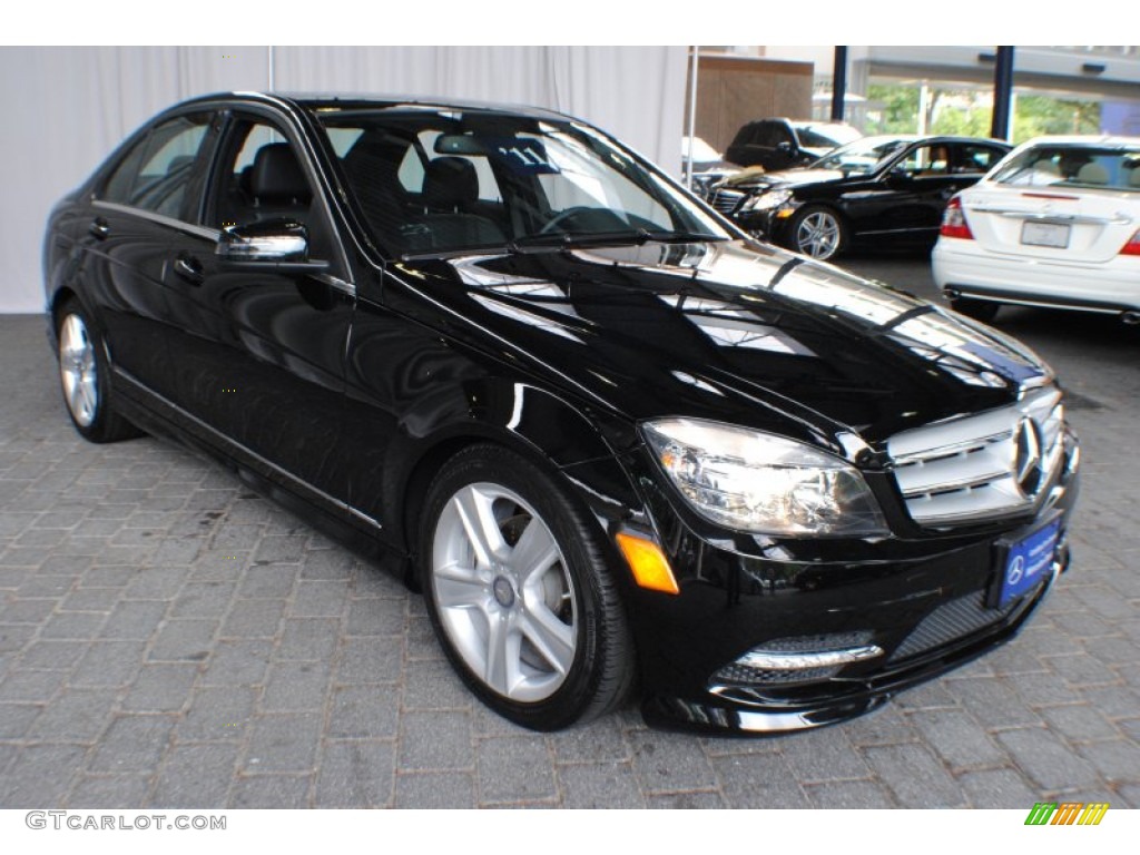 Black 2011 Mercedes-Benz C 300 Sport 4Matic Exterior Photo #69217293