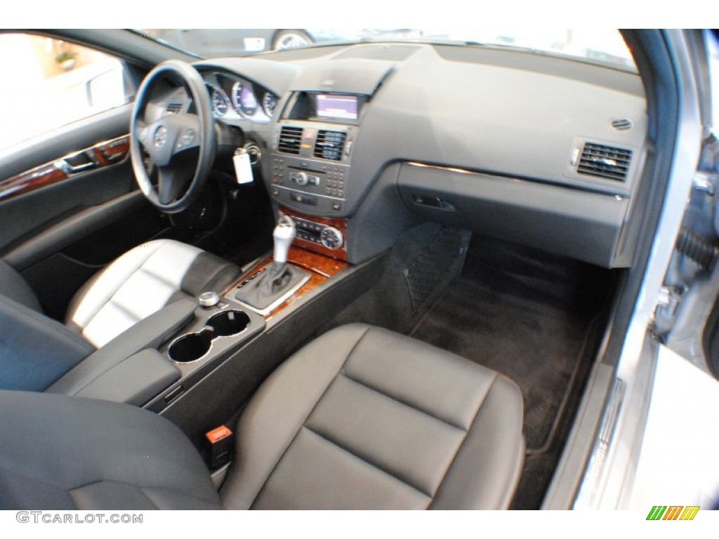 Black Interior 2011 Mercedes-Benz C 300 Sport 4Matic Photo #69217467