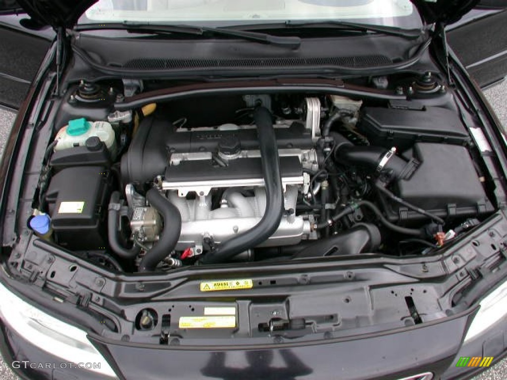 2005 S60 2.5T - Black / Taupe/Light Taupe photo #3