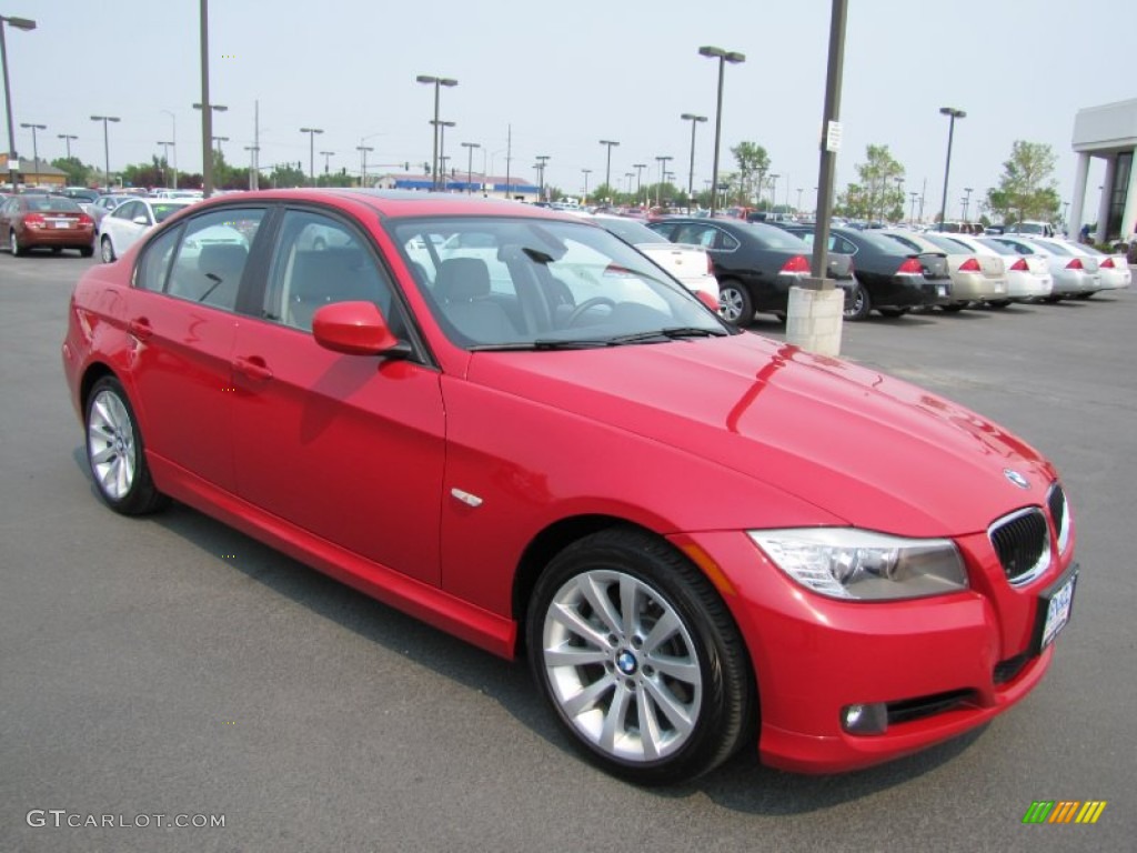 2011 3 Series 328i Sedan - Crimson Red / Gray Dakota Leather photo #1