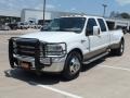 Oxford White 2005 Ford F350 Super Duty King Ranch Crew Cab Dually Exterior