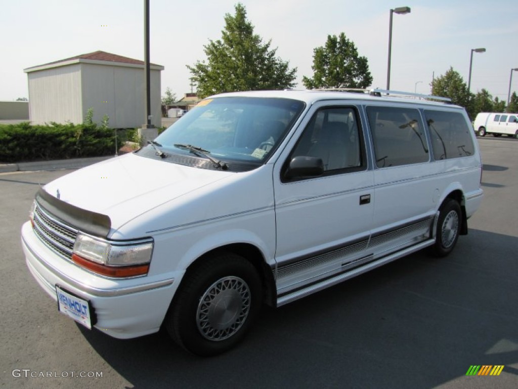 1991 Grand Voyager SE - Bright White / Blue photo #3
