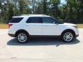 2013 White Platinum Tri-Coat Ford Explorer XLT  photo #2