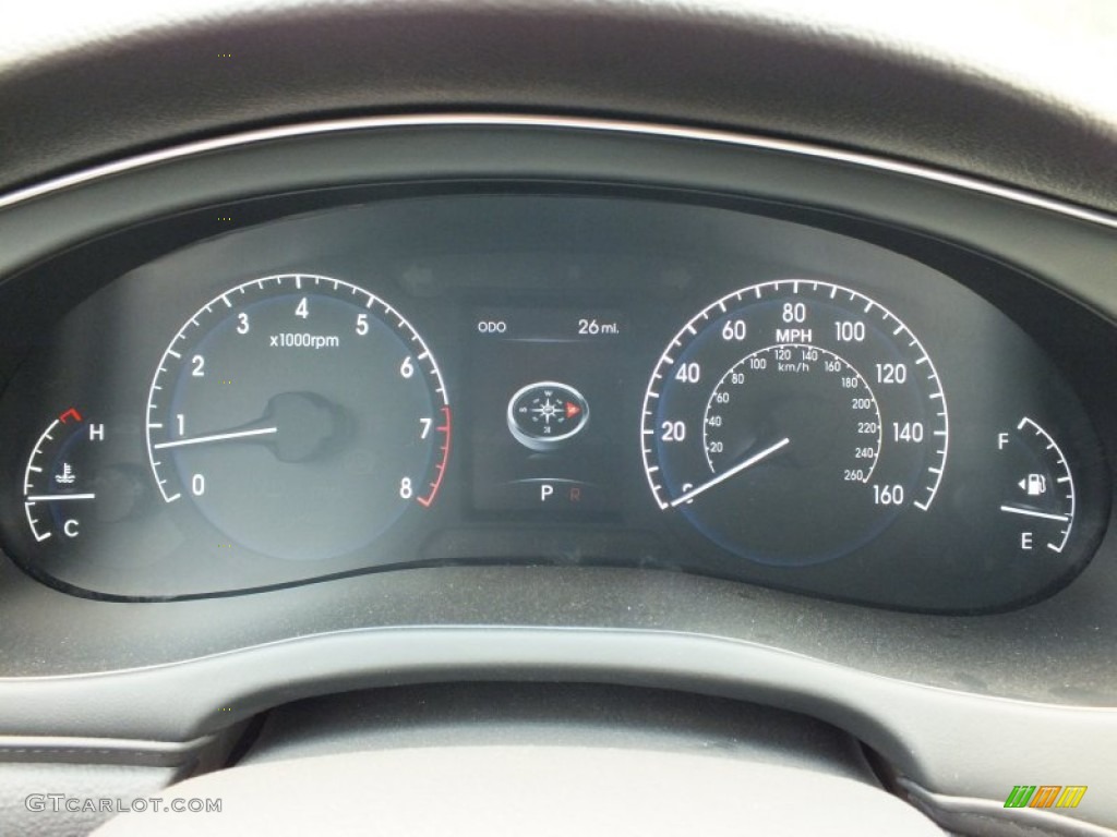 2012 Hyundai Genesis 5.0 R Spec Sedan Gauges Photo #69218874
