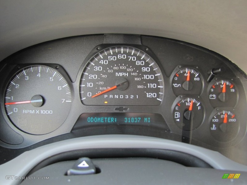 2008 Chevrolet TrailBlazer LT 4x4 Gauges Photo #69219588