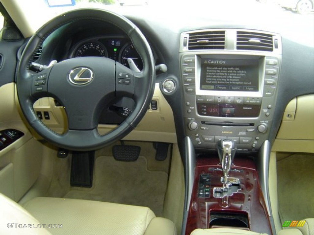 2007 IS 350 - Obsidian Black / Cashmere photo #5