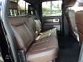 Sienna Brown Leather/Black 2009 Ford F150 Lariat SuperCrew Interior Color