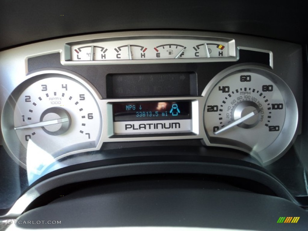 2009 Ford F150 Lariat SuperCrew Gauges Photo #69221412