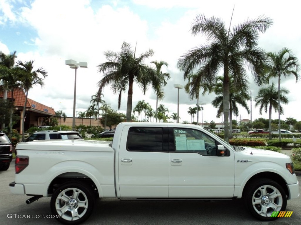 White Platinum Metallic Tri-Coat 2011 Ford F150 Limited SuperCrew 4x4 Exterior Photo #69221780