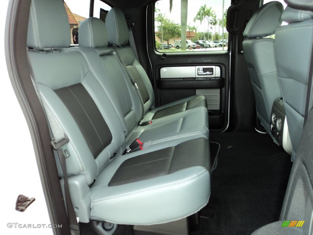 Steel Gray/Black Interior 2011 Ford F150 Limited SuperCrew 4x4 Photo #69221943