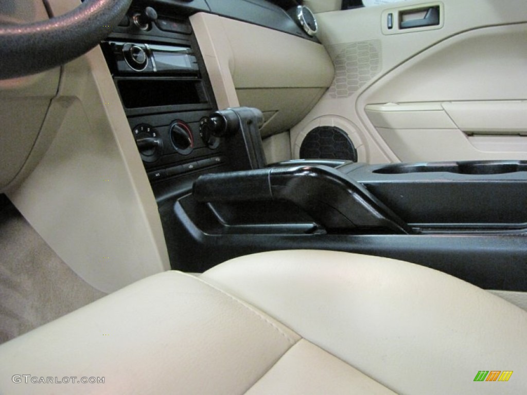 2005 Mustang V6 Premium Coupe - Mineral Grey Metallic / Medium Parchment photo #20