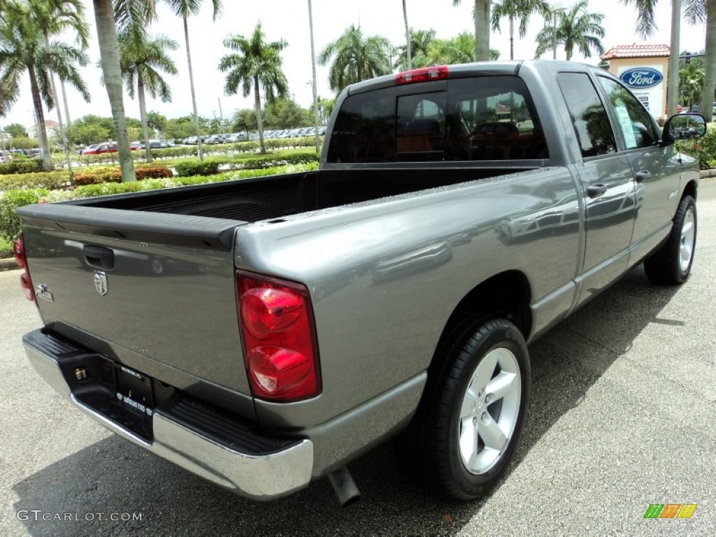 2008 Ram 1500 Big Horn Edition Quad Cab - Mineral Gray Metallic / Medium Slate Gray photo #6