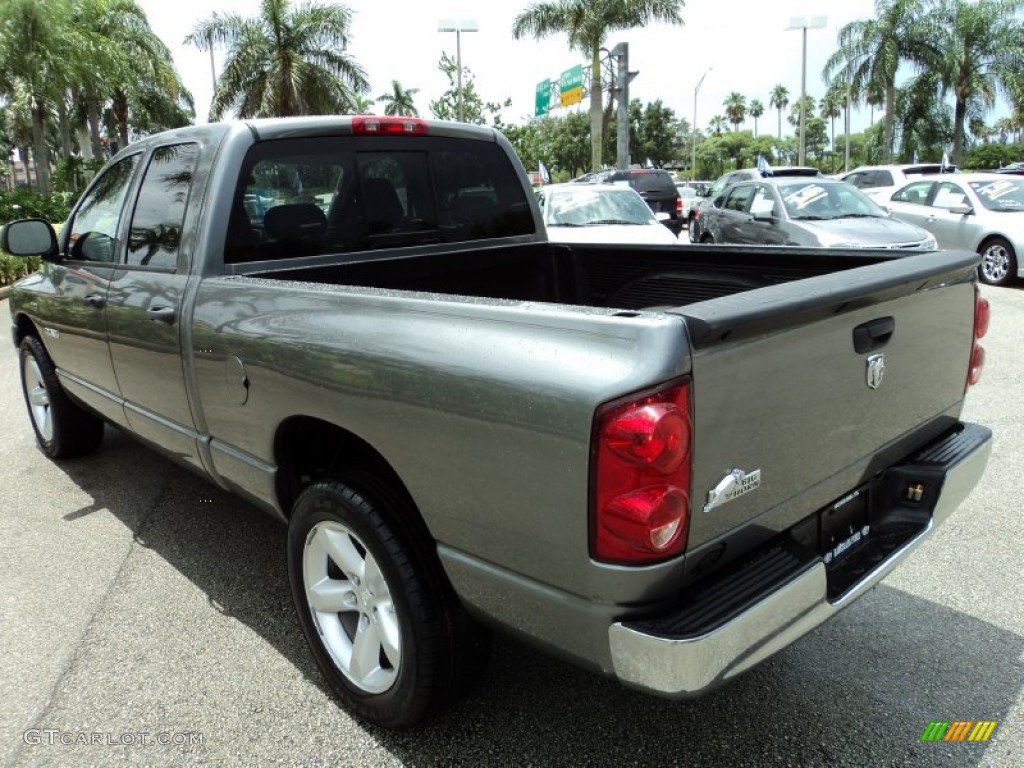 2008 Ram 1500 Big Horn Edition Quad Cab - Mineral Gray Metallic / Medium Slate Gray photo #9