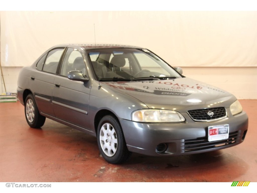 2000 Sentra GXE - Charcoal Mist Metallic / Stone photo #1